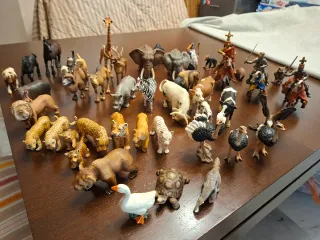 Lote 49 figuras animales Schleich