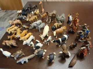 Lote 49 figuras animales Schleich