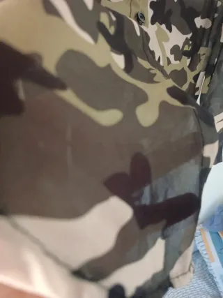 Blusa Camuflaje Beige y Verde