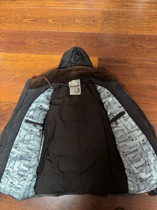 Abrigo Desigual Negro y Marrón