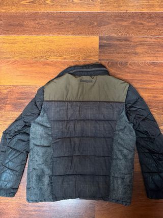 Abrigo Desigual Negro y Marrón