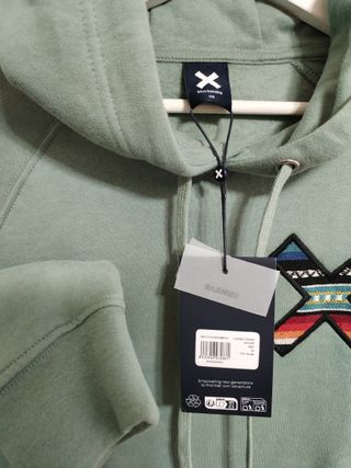 Sudadera con capucha classic menta