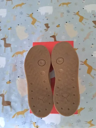 Zapatillas Puma Marrones y Beige