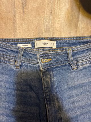 Pantalones vaqueros anchos mujer