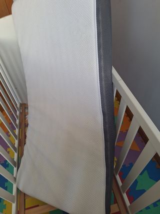 Cuna sweet bear con colchon S2 con funda impermeab