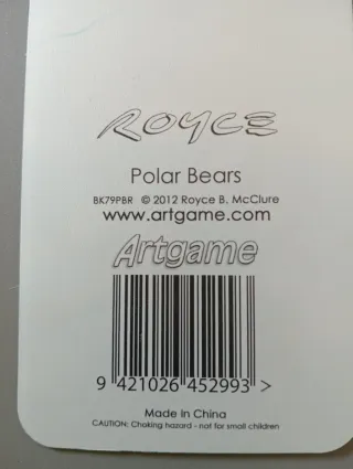 Pack 2 Marcapáginas 3D Oso Polar y Dálmatas