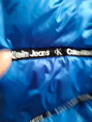 Plumífero Calvin Klein Azul