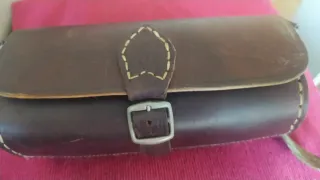 Bolso Cuero Marrón para Brompton