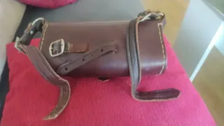 Bolso Cuero Marrón para Brompton