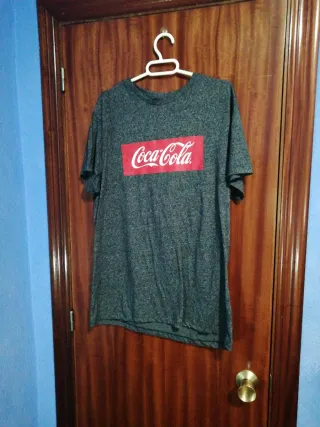 Camiseta Coca-Cola Gris Talla L