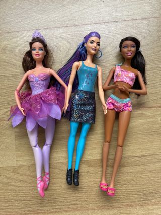 3 Barbie in perfette condizioni