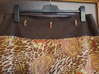 Falda Larga Estampada Talla 48