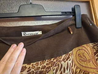 Falda Larga Estampada Talla 48