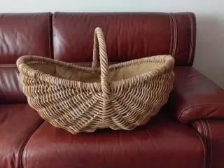 Cesta grande de mimbre