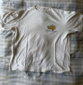 Camiseta Pull&Bear blanca con estampado