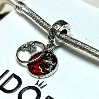 Charm Doble Mickey y Minnie Besos