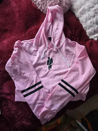 Sudadera rosa Billie Eilish