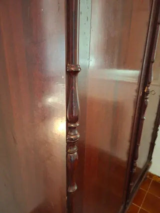 Armario vintage madera 2 puertas mediados siglo xx