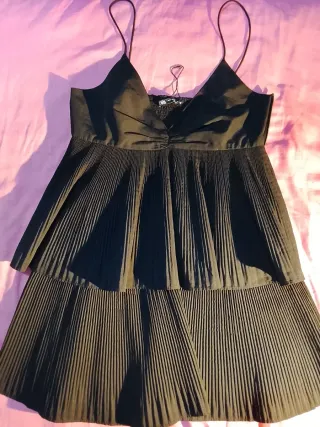 Top fiesta Zara negro XS