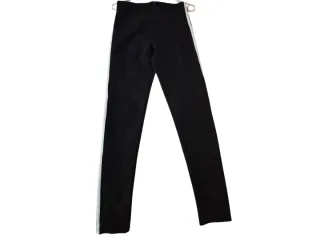 Pantalón negro con rayas laterales