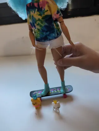 Barbie pattinatrice con accessori