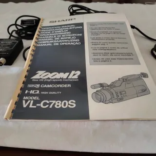 Videocámara Sharp VHS-C VL-C780S Zoom 12