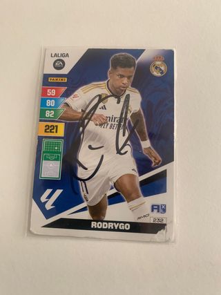 Cromo La Liga Rodrygo Firmado