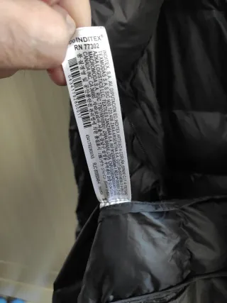 Abrigo Zara Negro Sin Mangas Con Gorro Talla XS