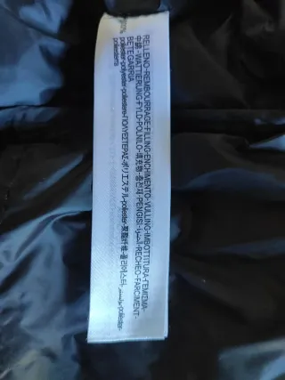 Abrigo Zara Negro Sin Mangas Con Gorro Talla XS