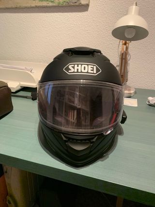 Casco Integral Shoei Negro Mate. GT AIR II Cardo