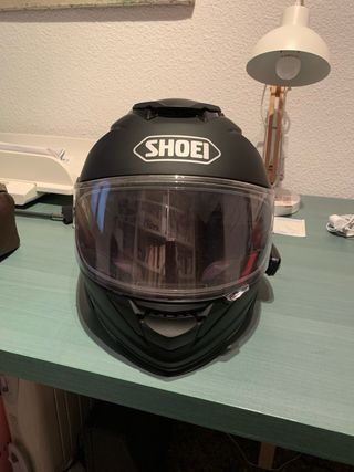 Casco Integral Shoei Negro Mate. GT AIR II Cardo
