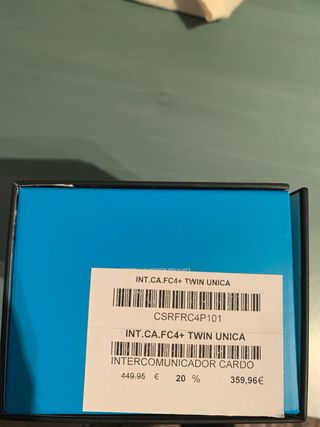 Casco Integral Shoei Negro Mate. GT AIR II Cardo