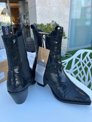 Botines Gioseppo Negros T39 Nuevos