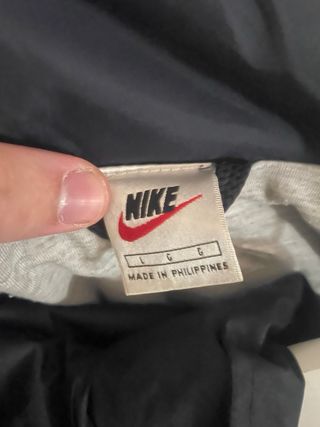 Chaqueta Nike Vintage Azul y Negra