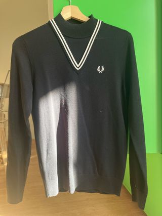 Jersey de Fred Perry para Mujer Negro
