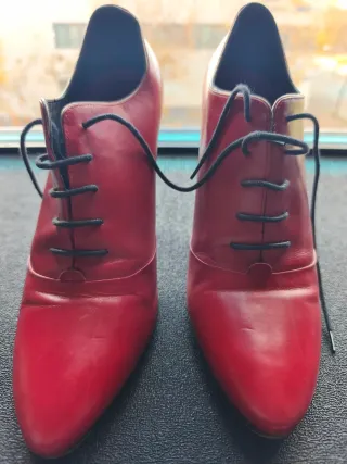 Botín Hugo Boss Rojo Mujer Talla 40