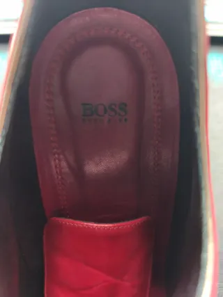 Botín Hugo Boss Rojo Mujer Talla 40