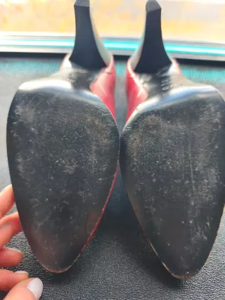 Botín Hugo Boss Rojo Mujer Talla 40