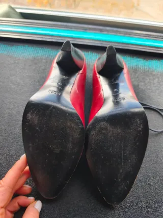 Botín Hugo Boss Rojo Mujer Talla 40