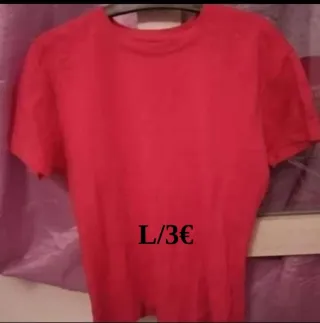 Camisetas manga corta mujer talla L