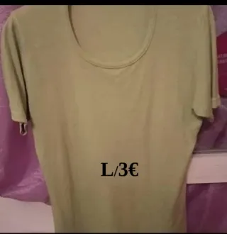 Camisetas manga corta mujer talla L