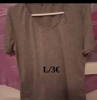 Camisetas manga corta mujer talla L