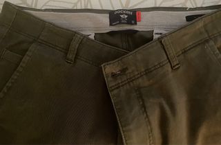 Pantalones Dockers Hombre Verde Oscuro