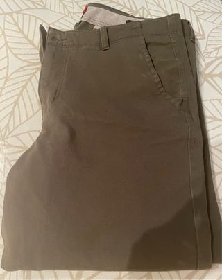 Pantalones Dockers Hombre Verde Oscuro