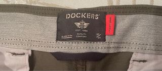 Pantalones Dockers Hombre Verde Oscuro