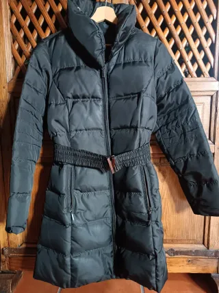 Plumas largo Zara negro Talla L