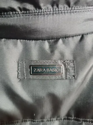 Plumas largo Zara negro Talla L