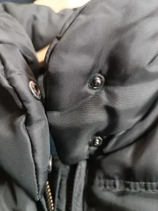 Plumas largo Zara negro Talla L