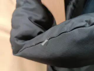 Plumas largo Zara negro Talla L