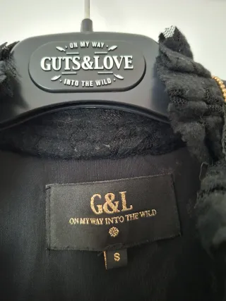 Vestido negro encaje Guts and Love